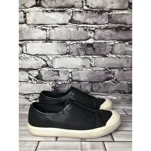 Frye Black Leather Slip On Comfort Casual Sneakers Shoes Women Sz 7M US/38EU